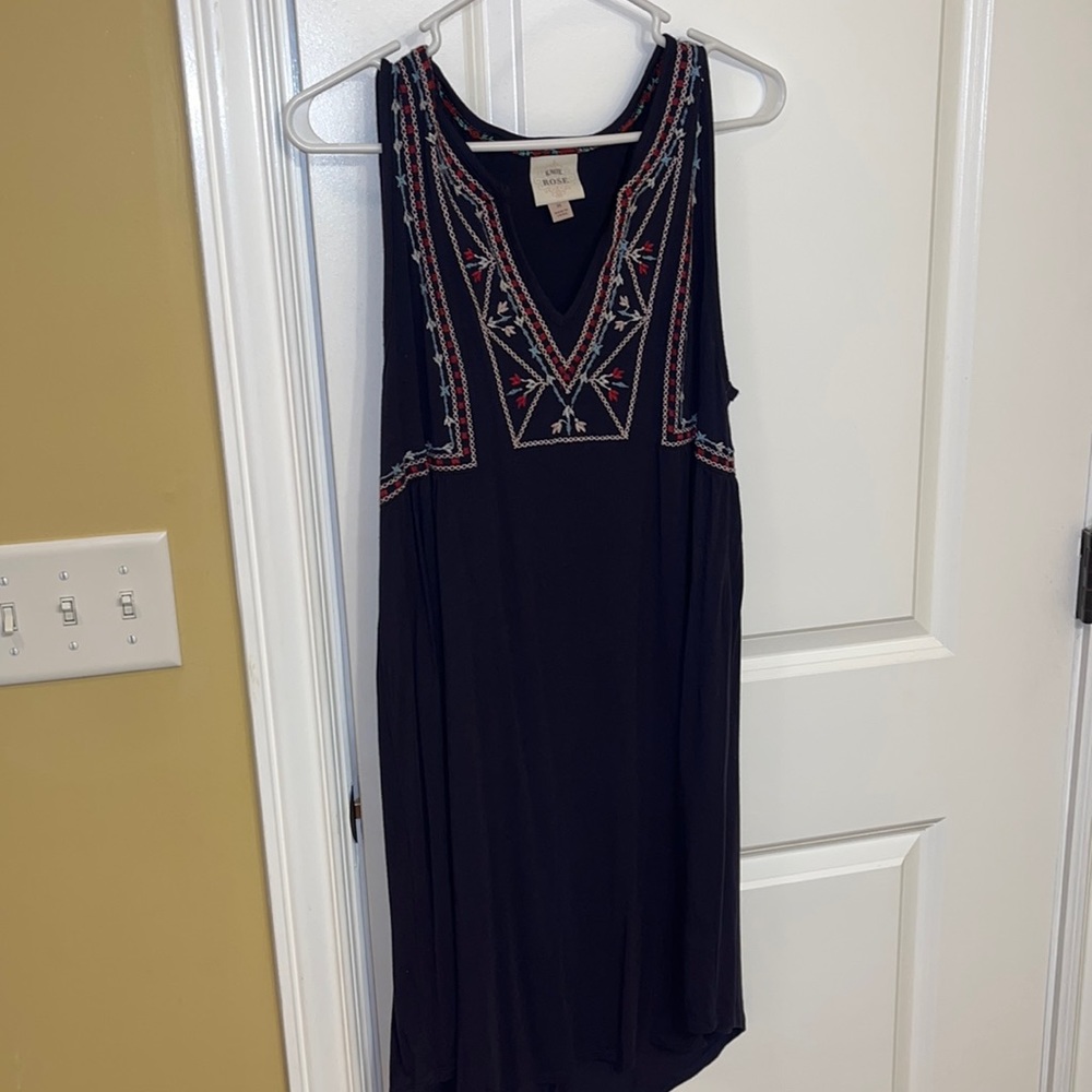 Navy blue knit Knox Rose dress